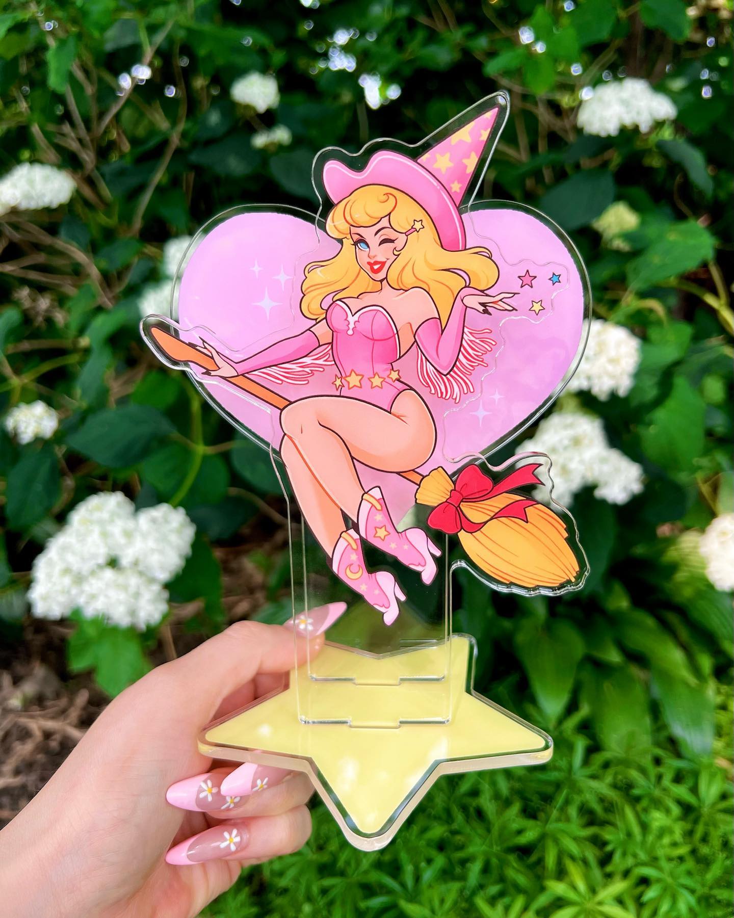 Cowgirl Witch Figurine