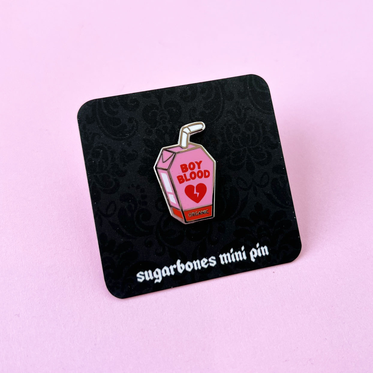 Boy Blood Enamel Mini Pin