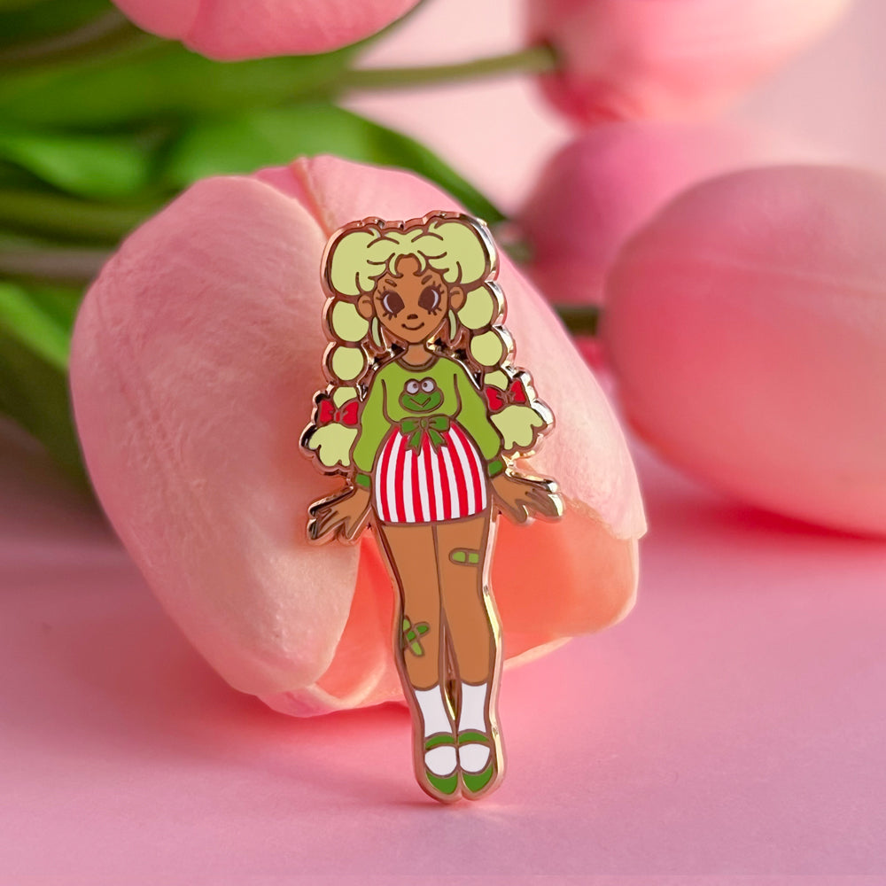 Keroppi Fangirl Enamel Pin