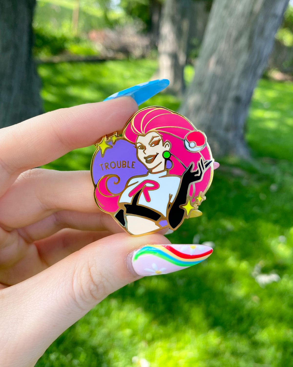 Jessie Enamel Pin