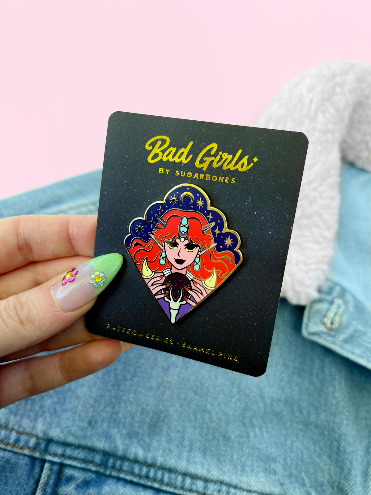 Queen Beryl Enamel Pin + Notebook