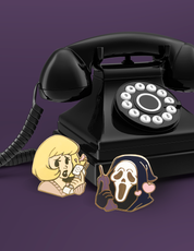 Scary Movie Enamel Pin Set