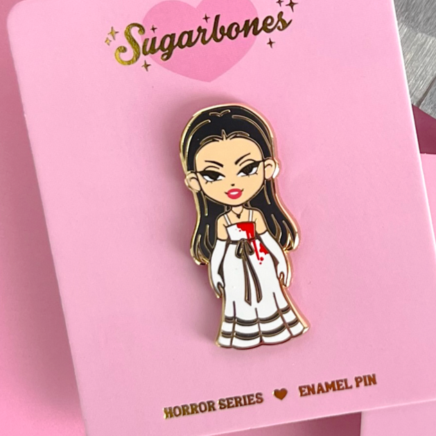 Jennifer + Needy Enamel Pins Sugarbones