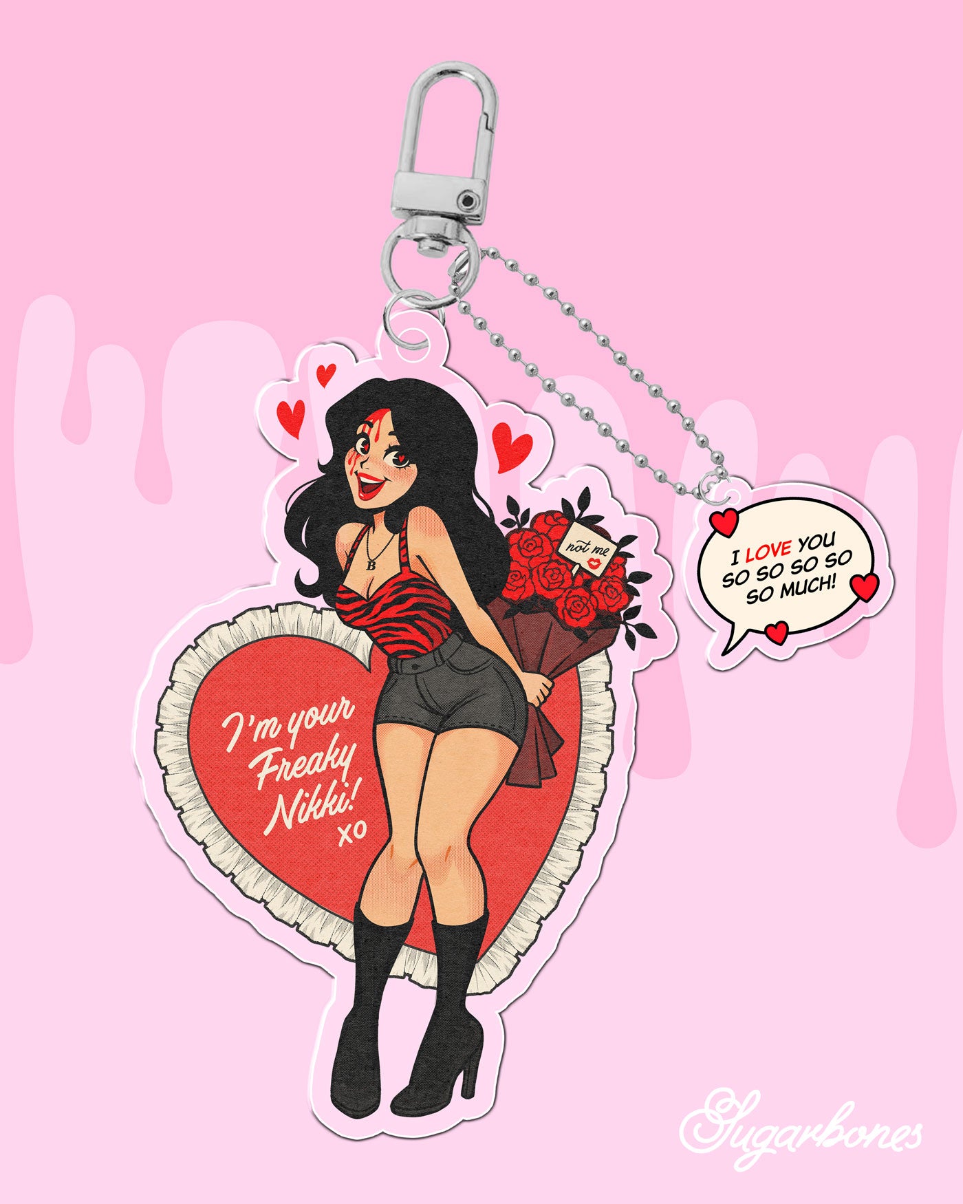 [Preorder] Freaky Nikki | Charm Keychain