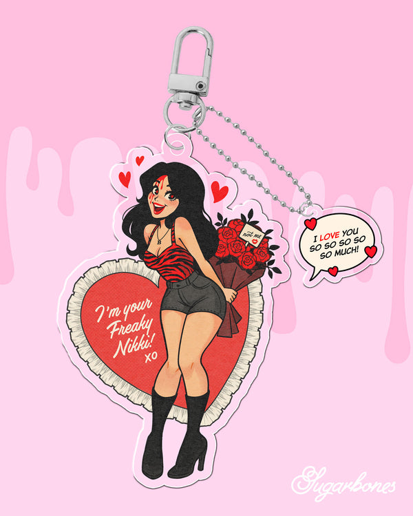 [Preorder] Freaky Nikki | Charm Keychain