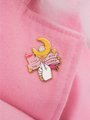 Babe With The Power Enamel Pin