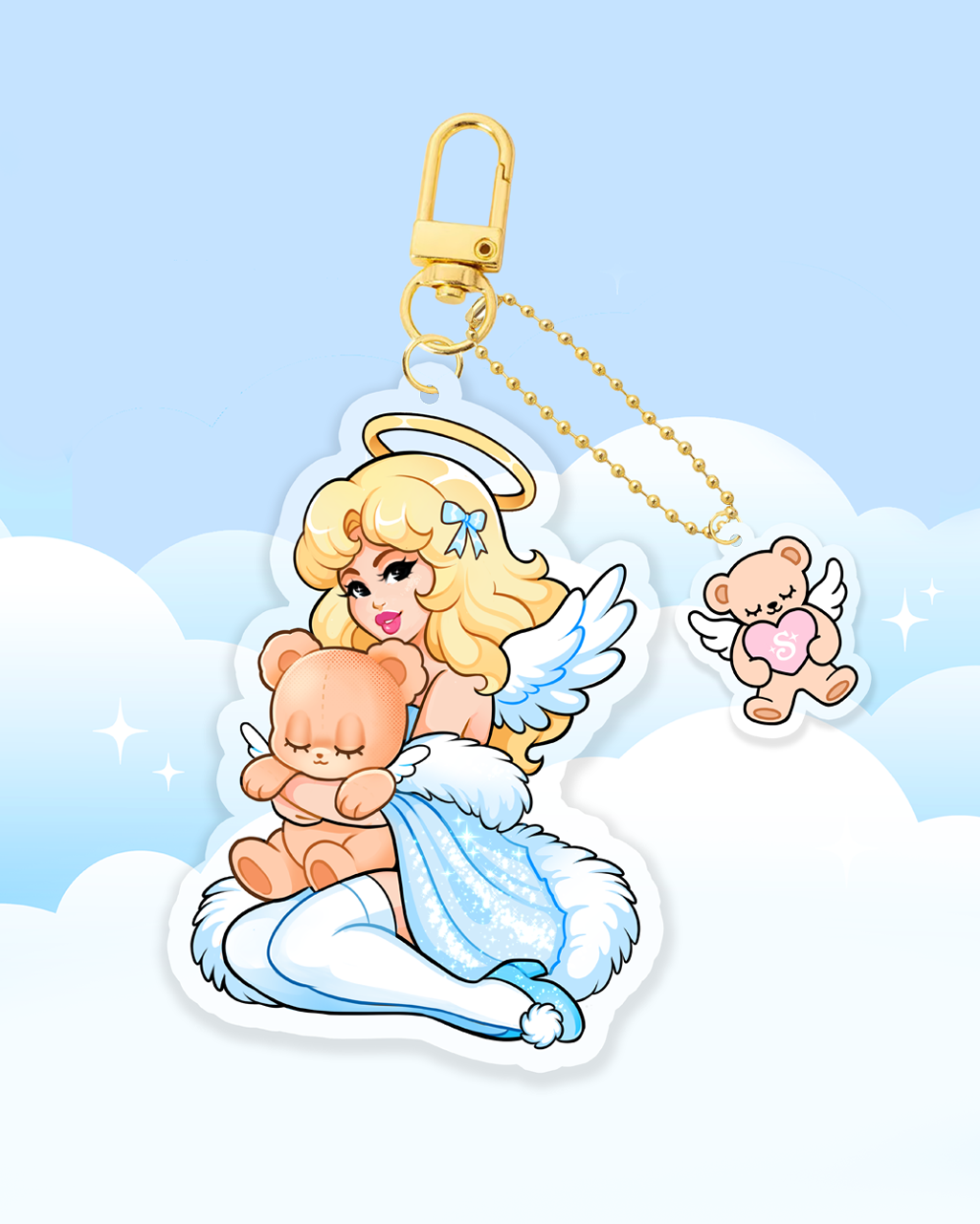 Nice | Charm Keychain