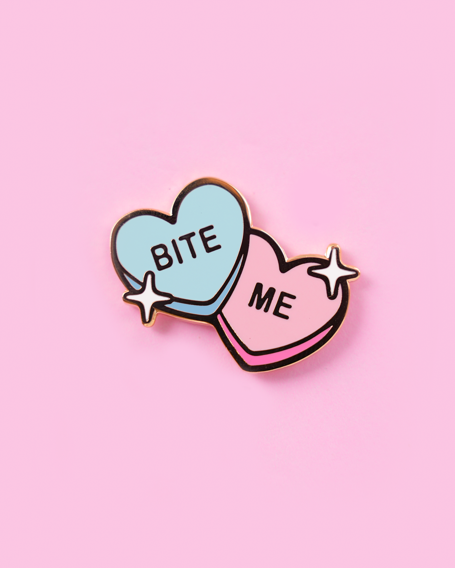 Bite Me Enamel Pin