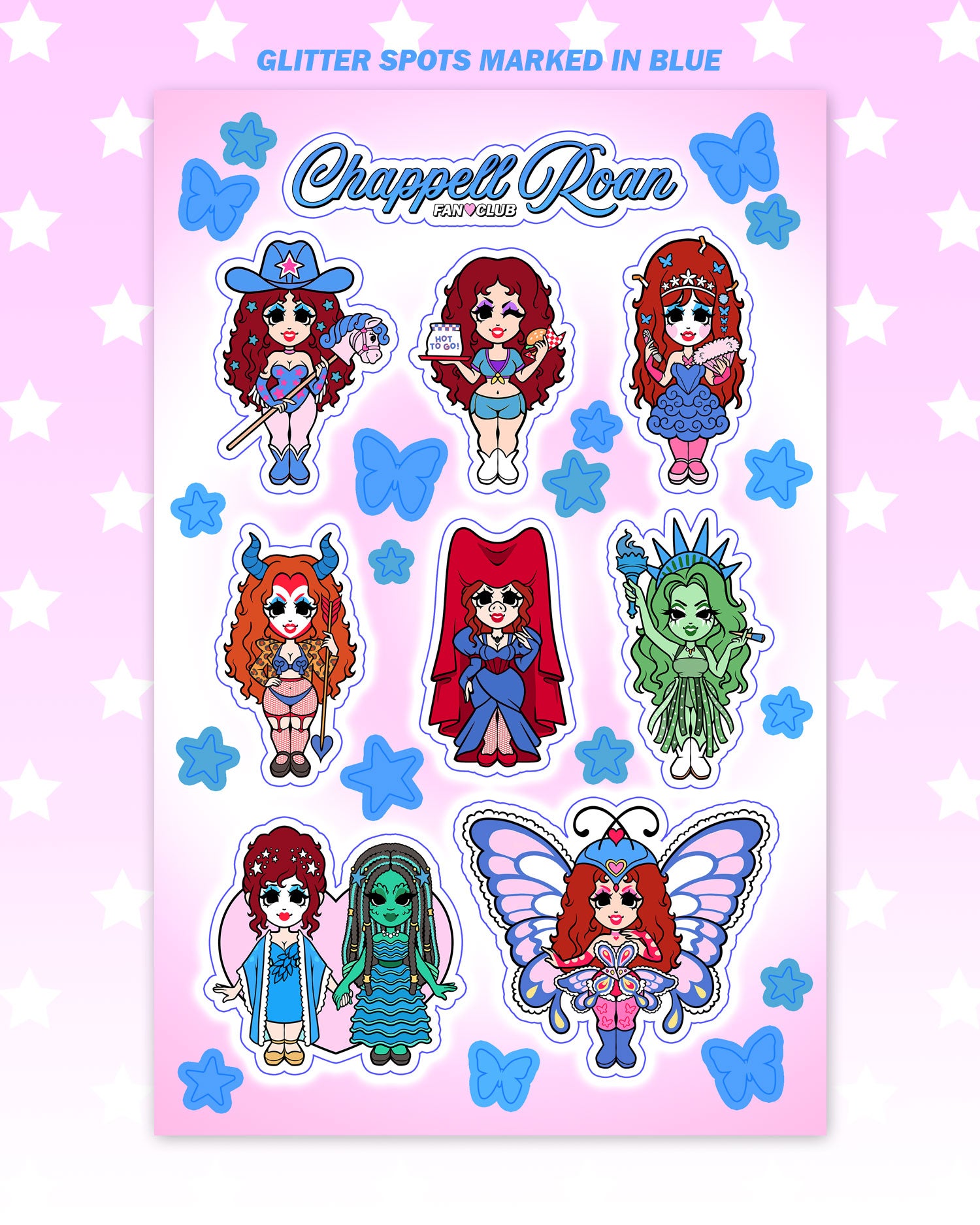 Chappell Dolls | Sticker Sheet