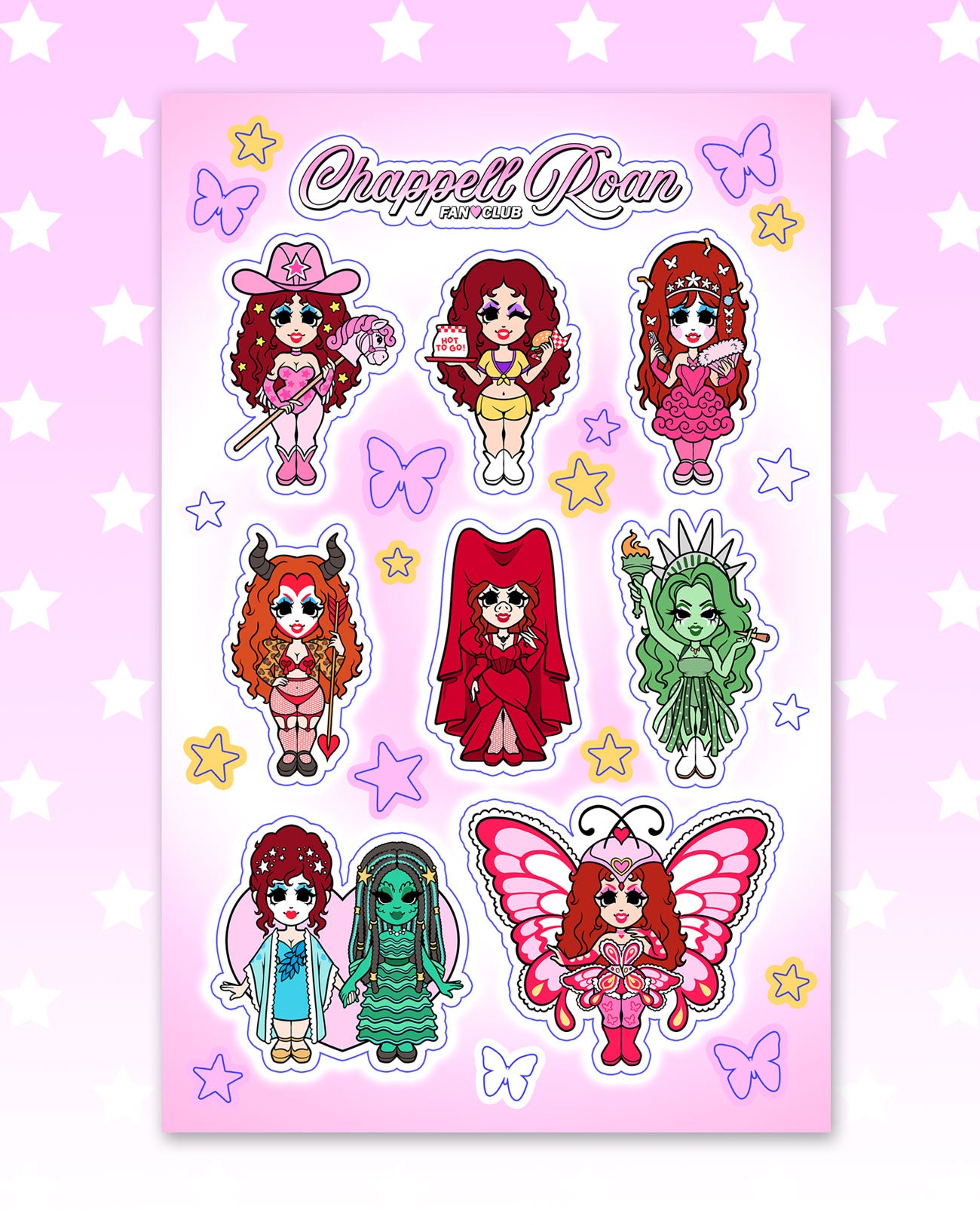 Chappell Dolls | Sticker Sheet