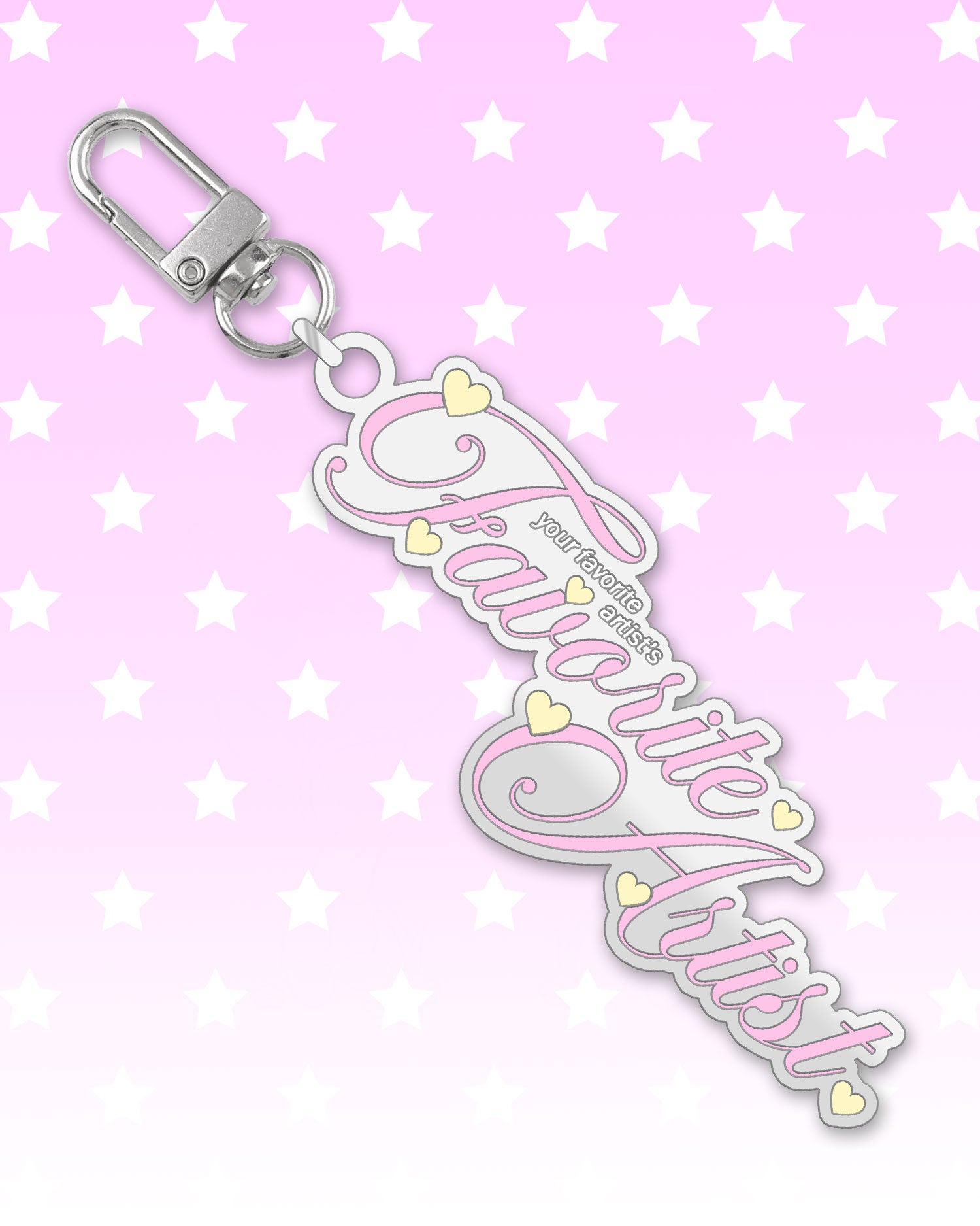 Favorite Artist | Charm Keychain