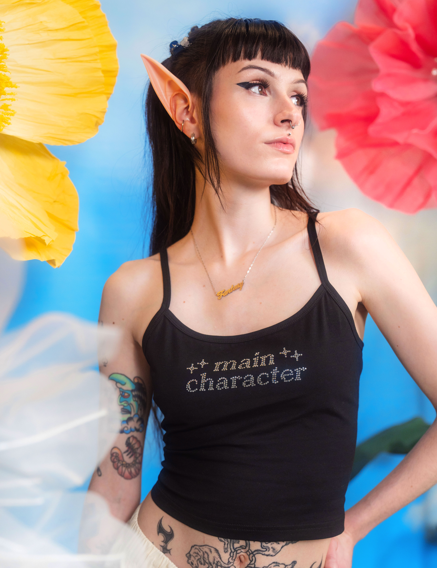 'Main Character' Rhinestone Tank