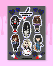 Horror Dolls | Sticker Sheet Bundle