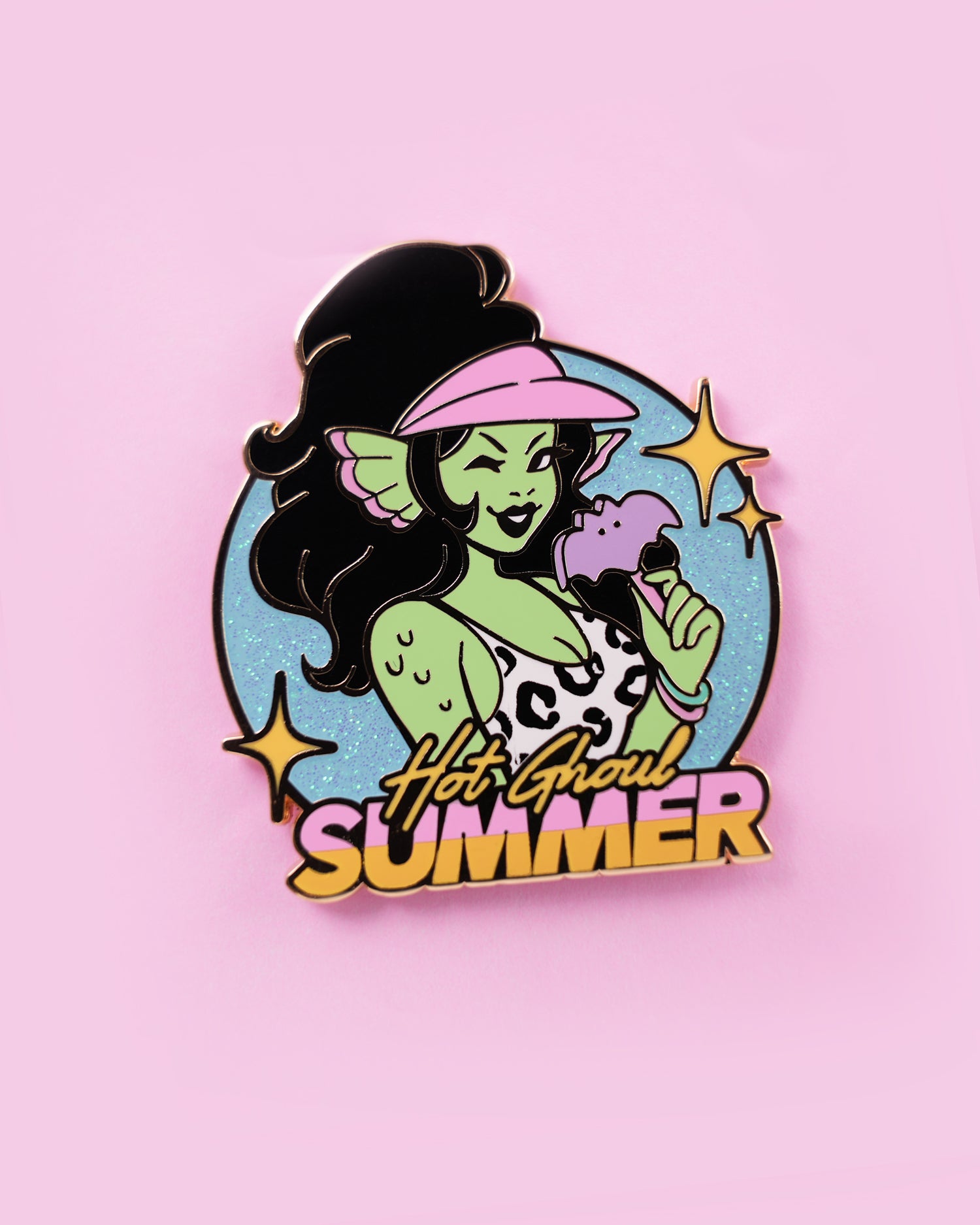 Hot Ghoul Summer Enamel Pin