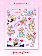 Sabrina | Juno Positions | Sticker Sheet