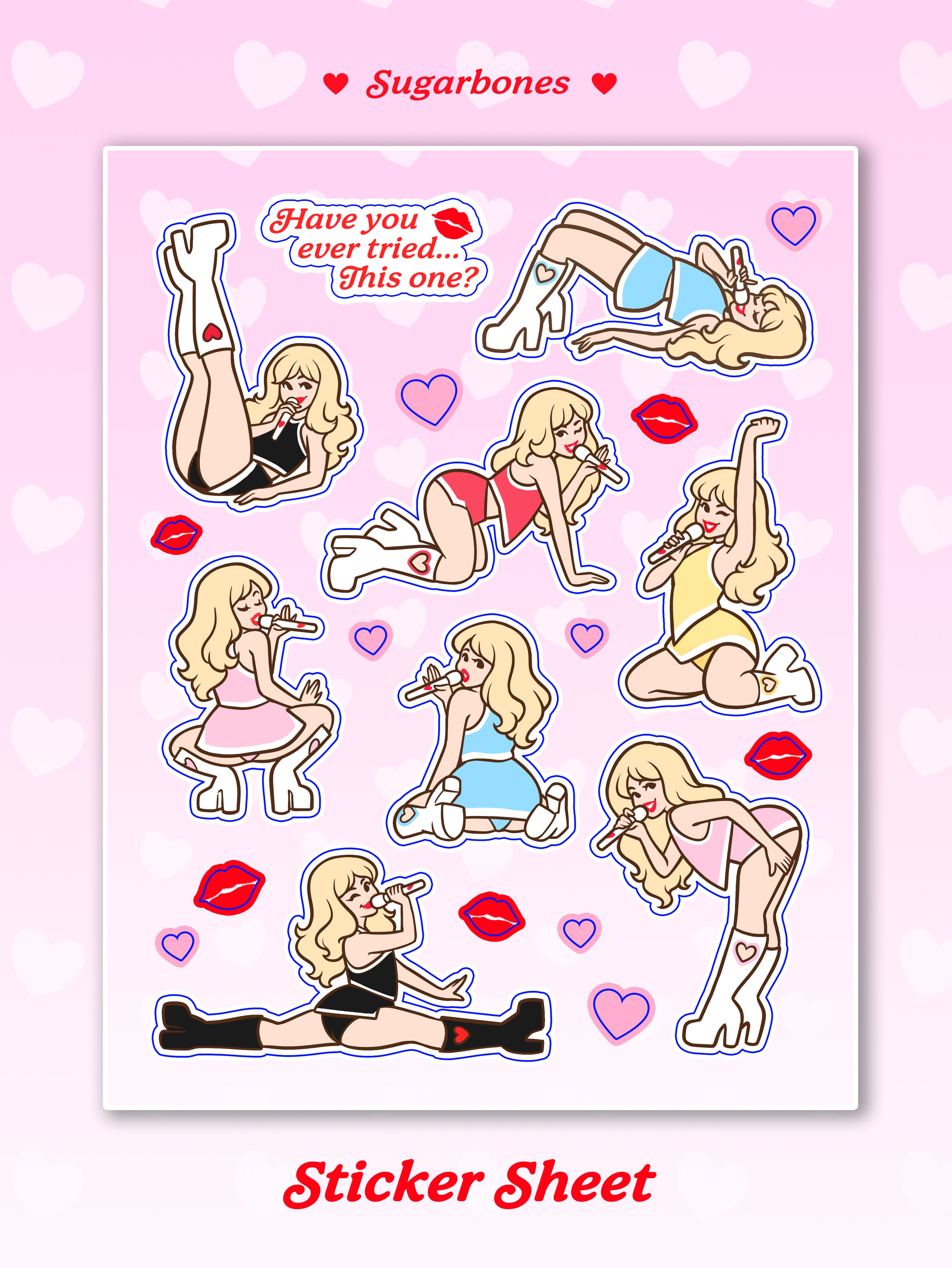 Sabrina | Juno Positions | Sticker Sheet