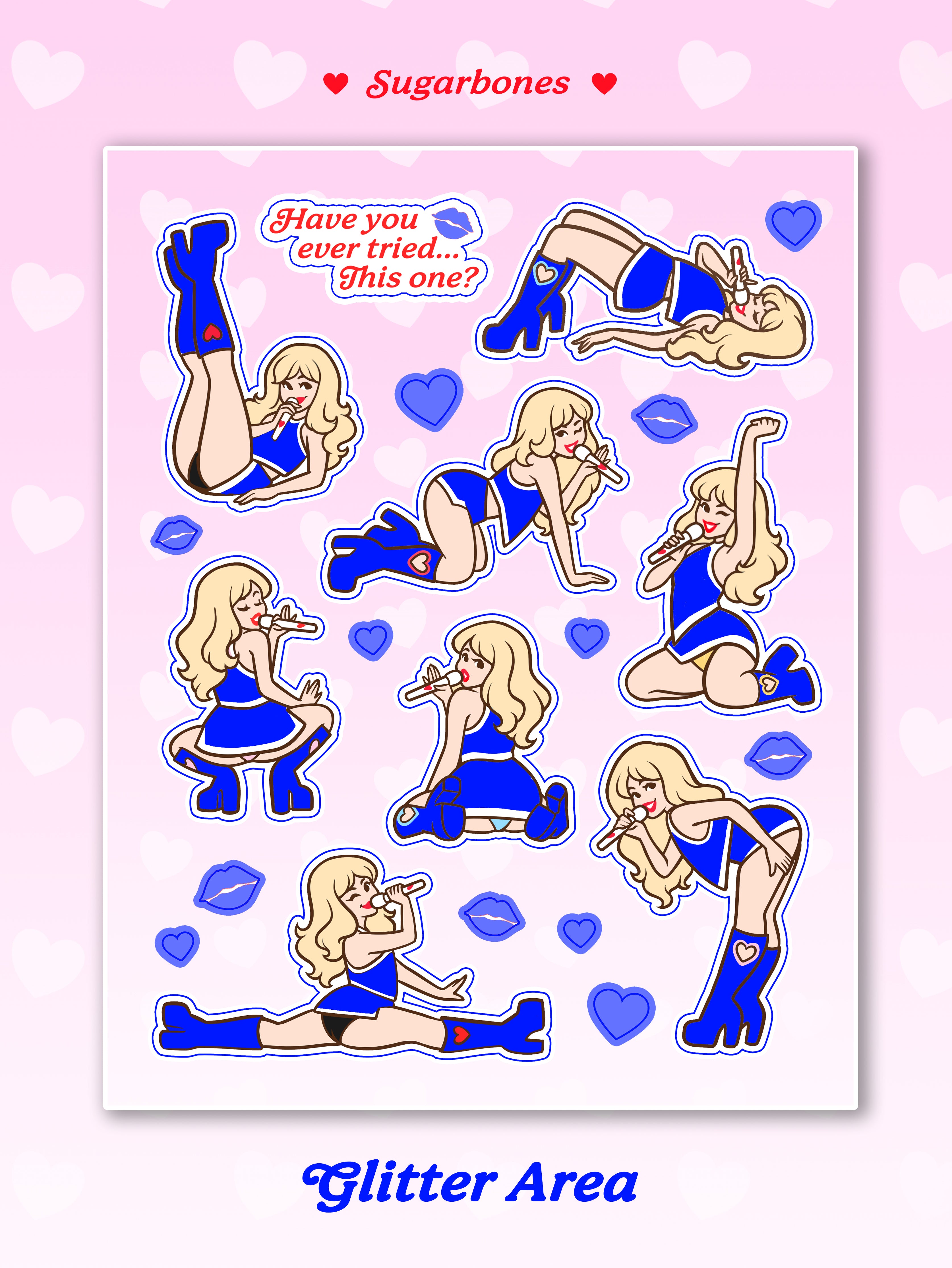 Sabrina | Juno Positions | Sticker Sheet