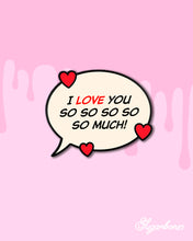 [Preorder] So so so so so much | Enamel Pin