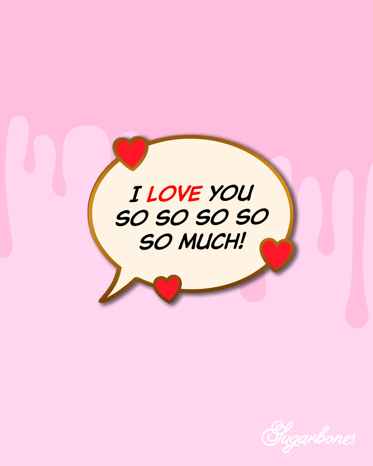 [Preorder] So so so so so much | Enamel Pin