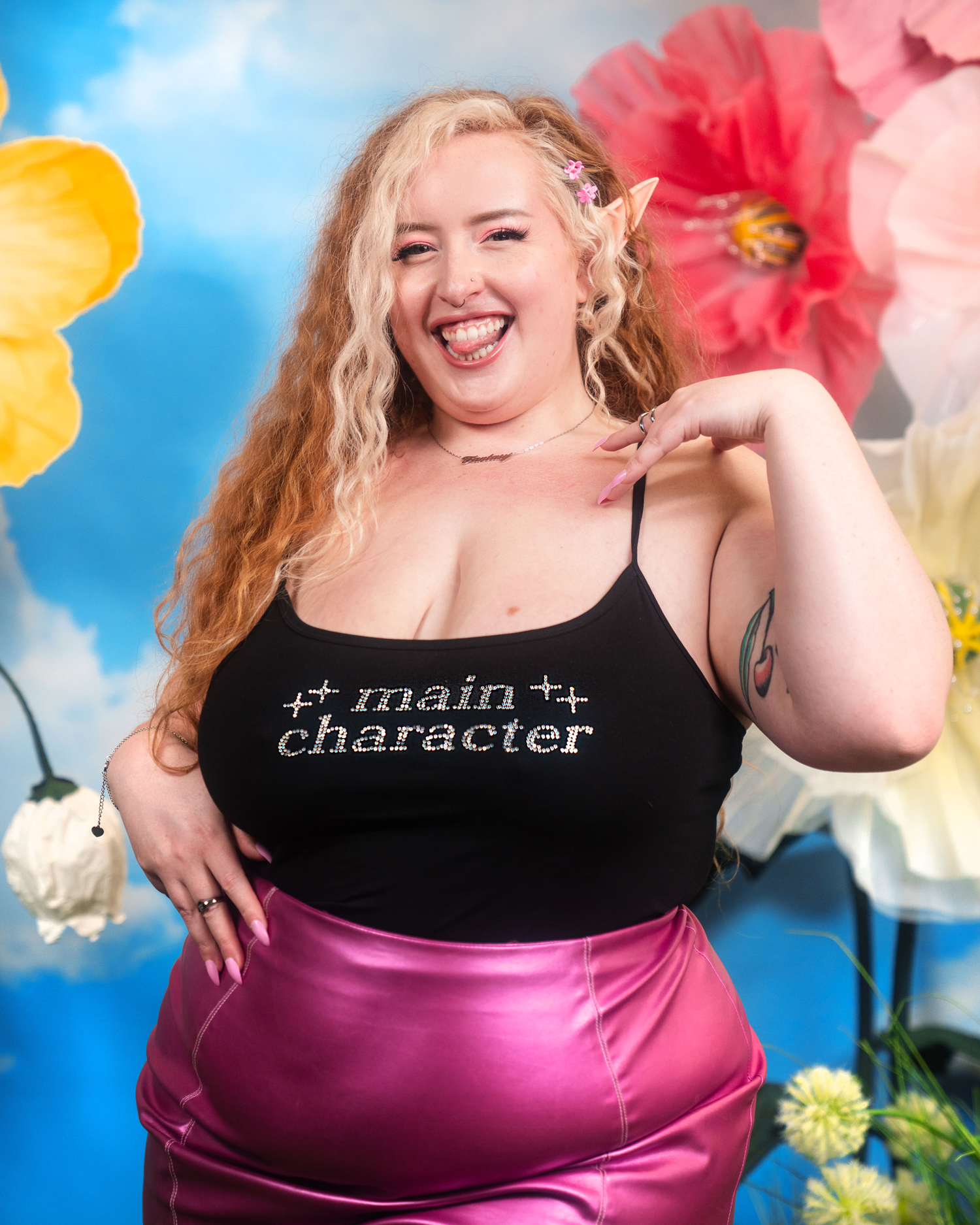 'Main Character' Rhinestone Tank