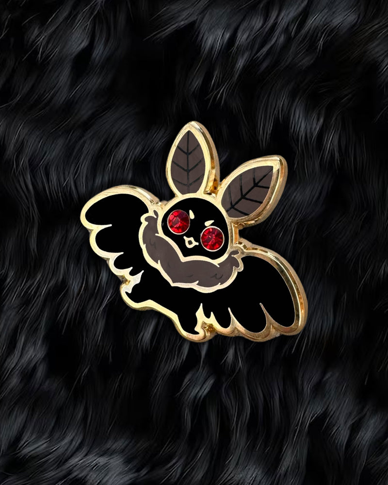 Moth Man/Ma'am Enamel Pin