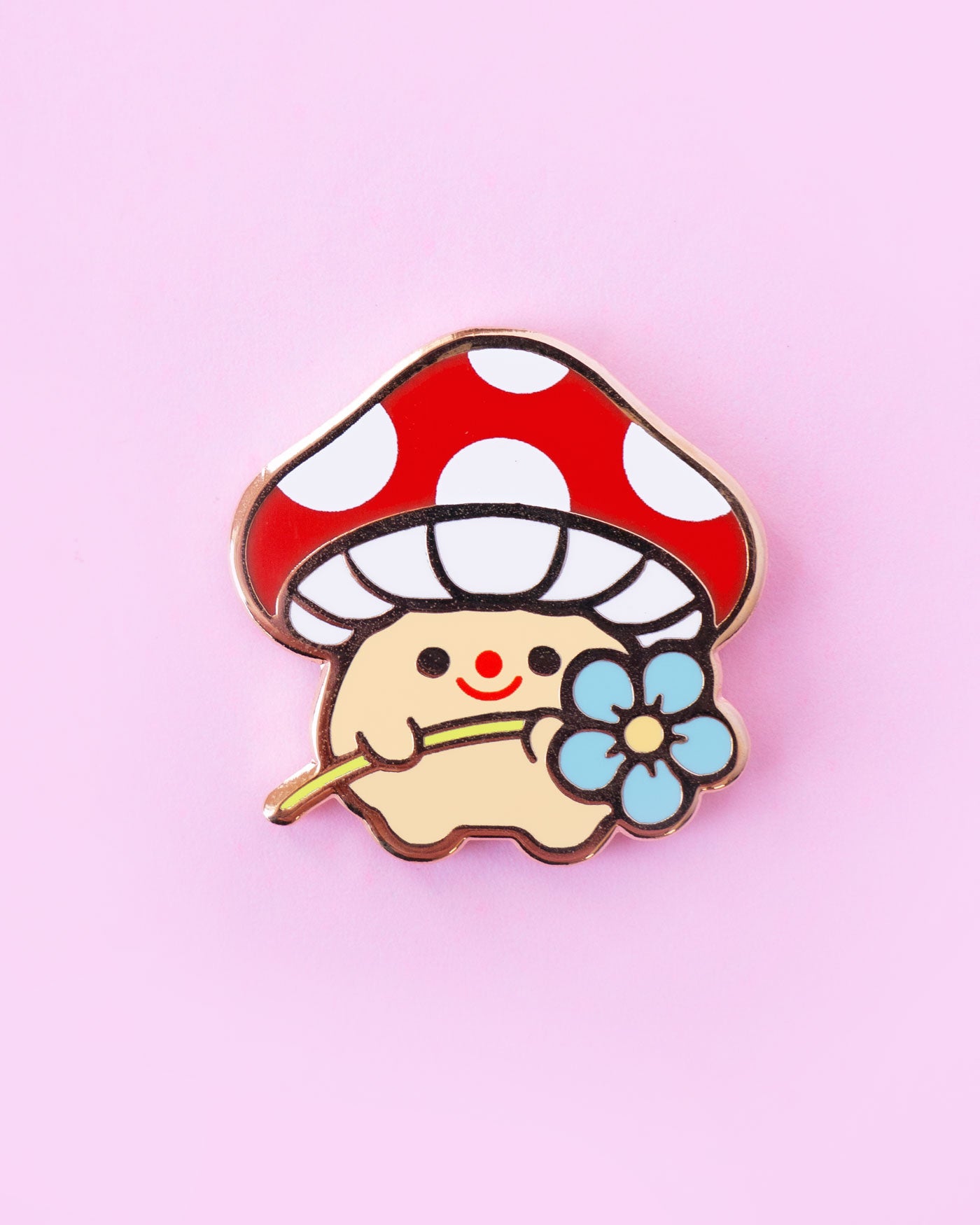 Mushroom Enamel Pin