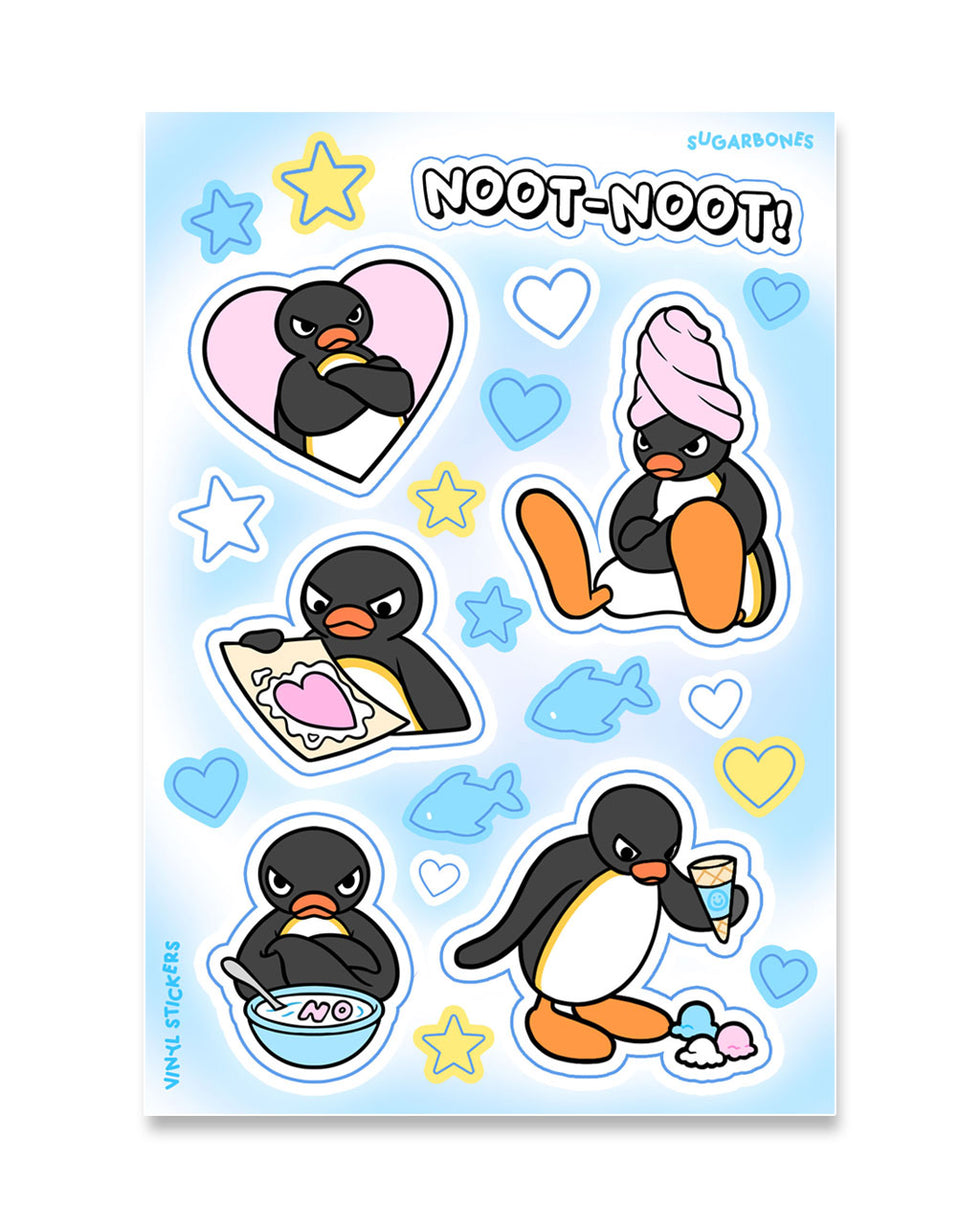 Pingu | Sticker Sheet – Sugarbones