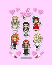 Horror Dolls | Sticker Sheet A