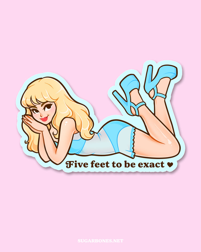 Five Feet To Be Exact | Sticker