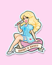 Short & Sweet | Sticker (2 colours)
