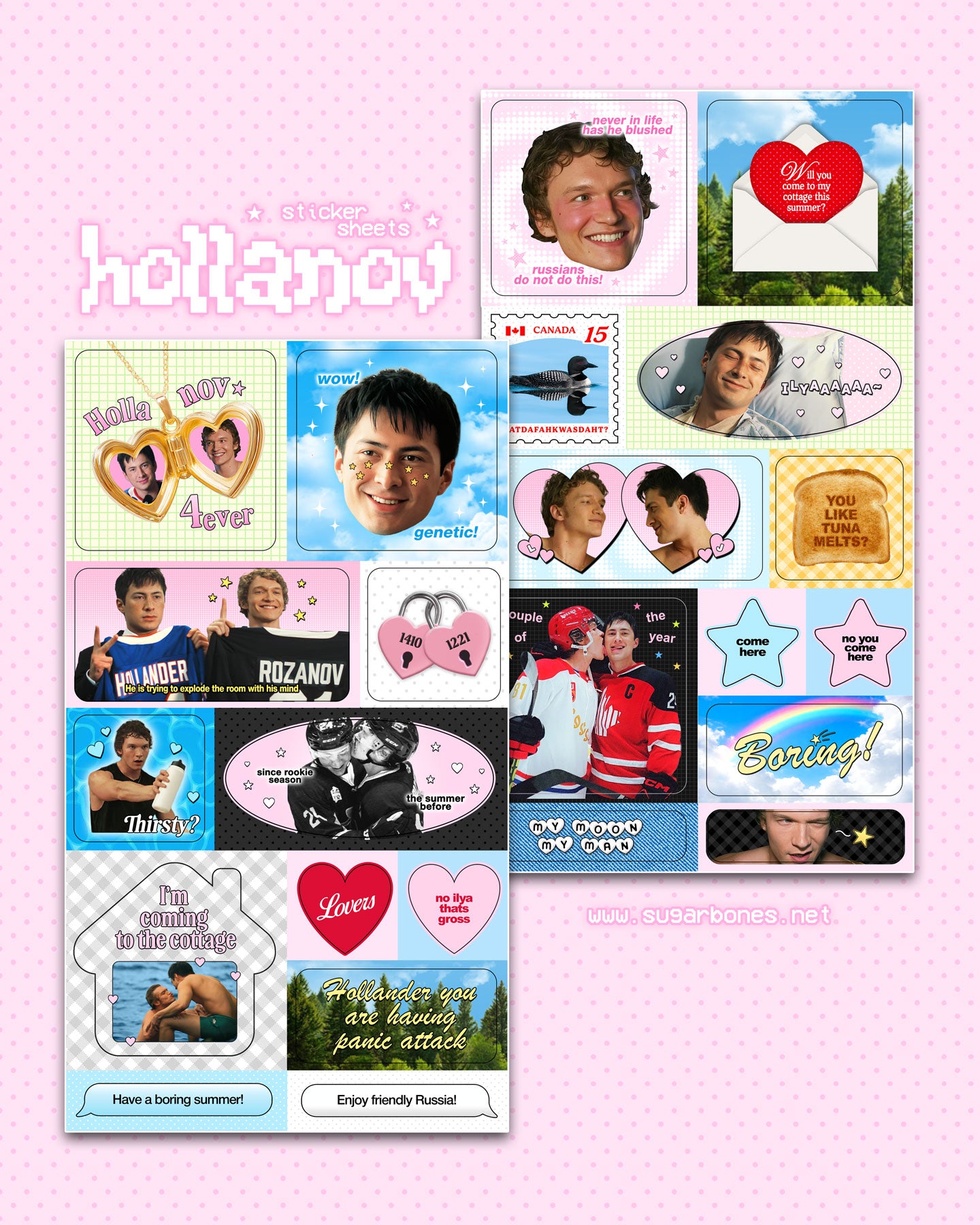 Preorder | Hollanov | Sticker Sheets