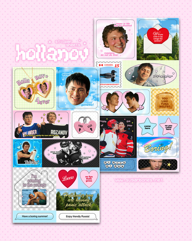 Preorder | Hollanov | Sticker Sheets