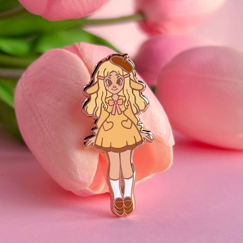 Pompompurin Fangirl Enamel Pin