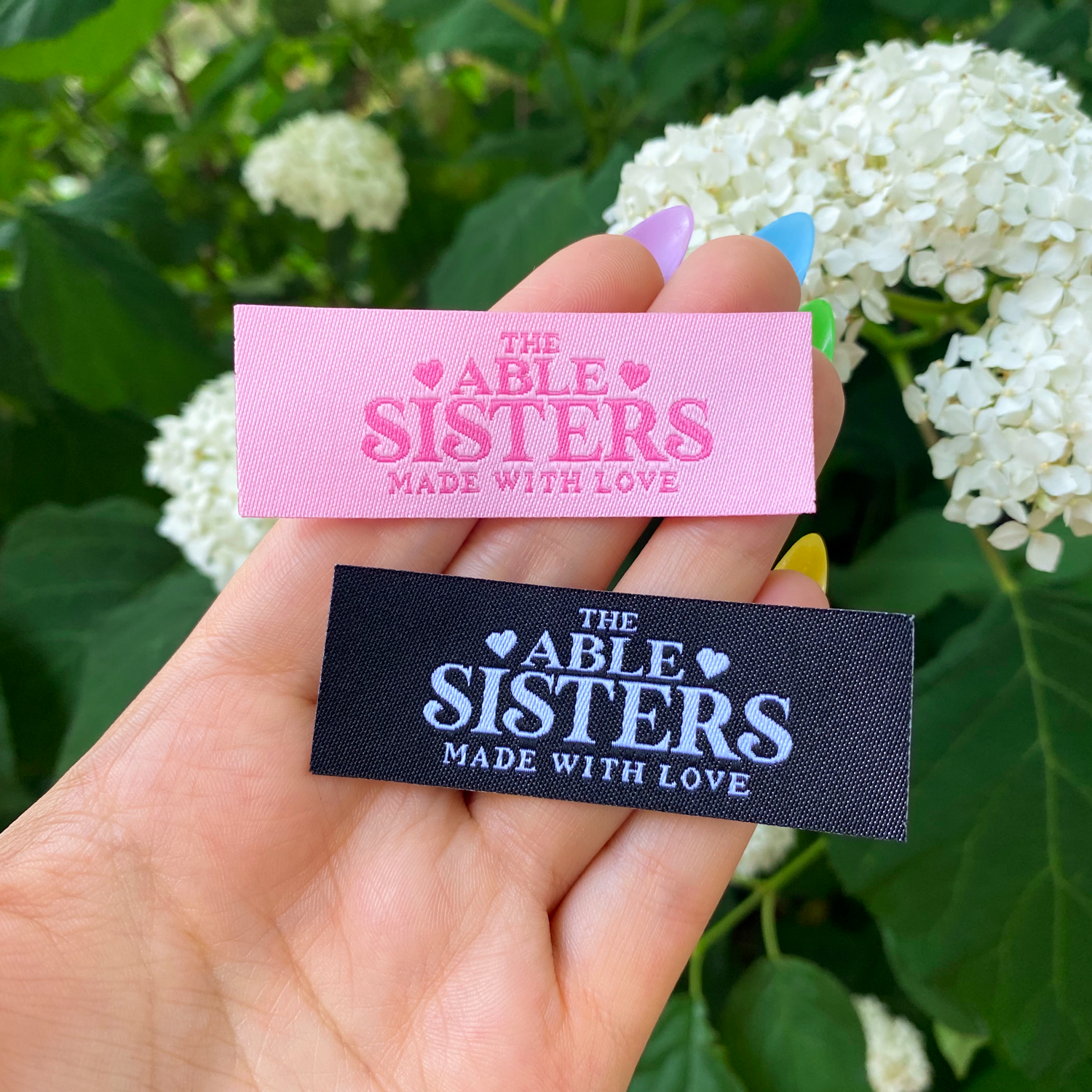 Able Sisters Woven Tag patch