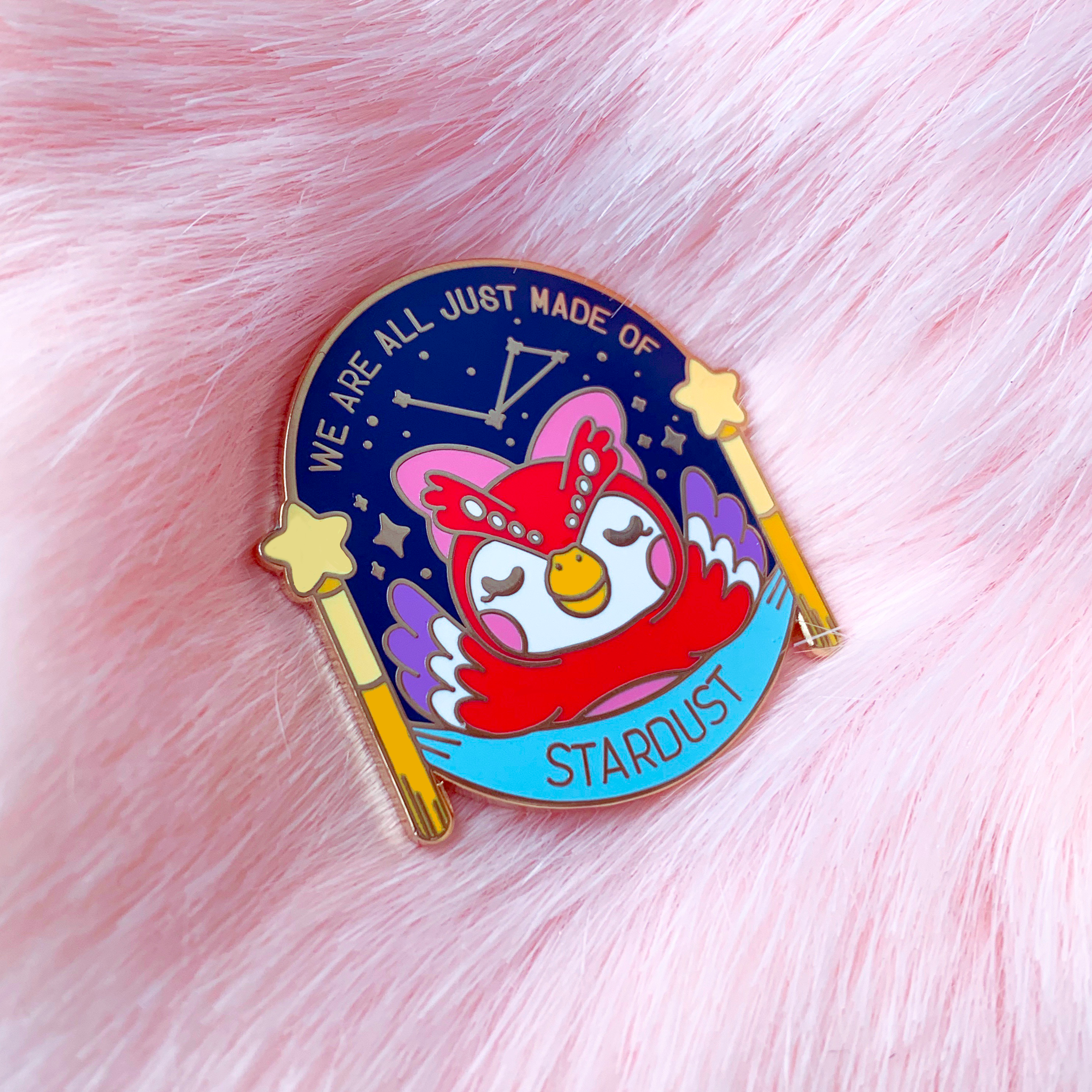 Made of Stardust Enamel Pin