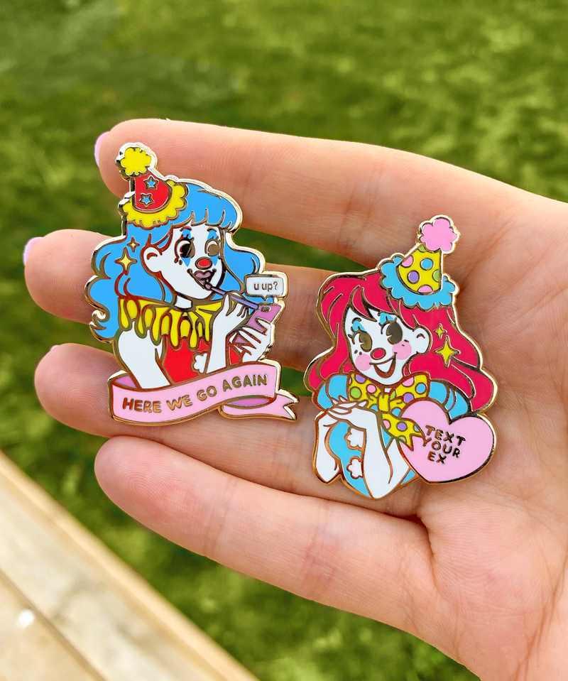 Love Fool Enamel Pins