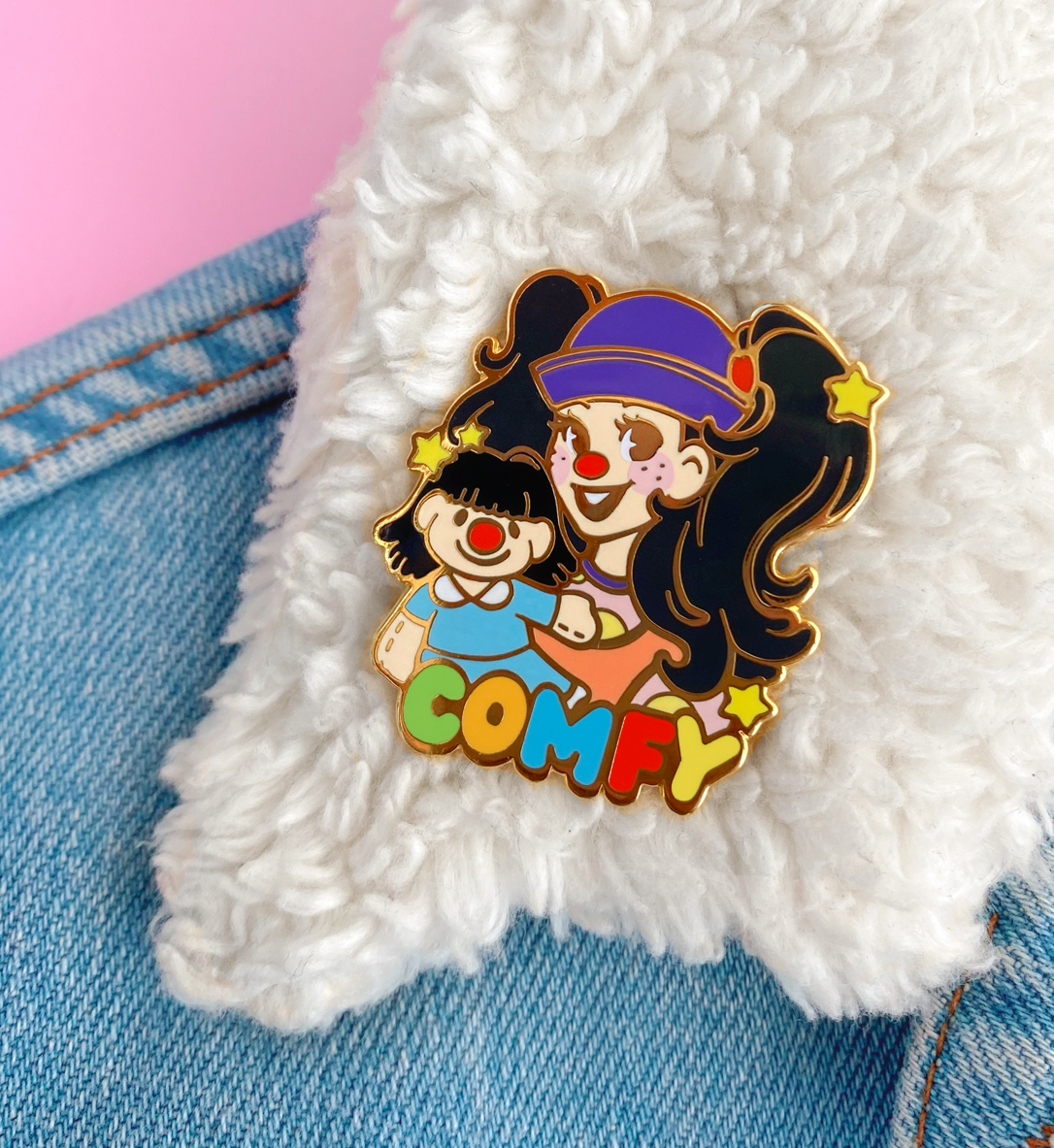 Comfy Enamel Pin