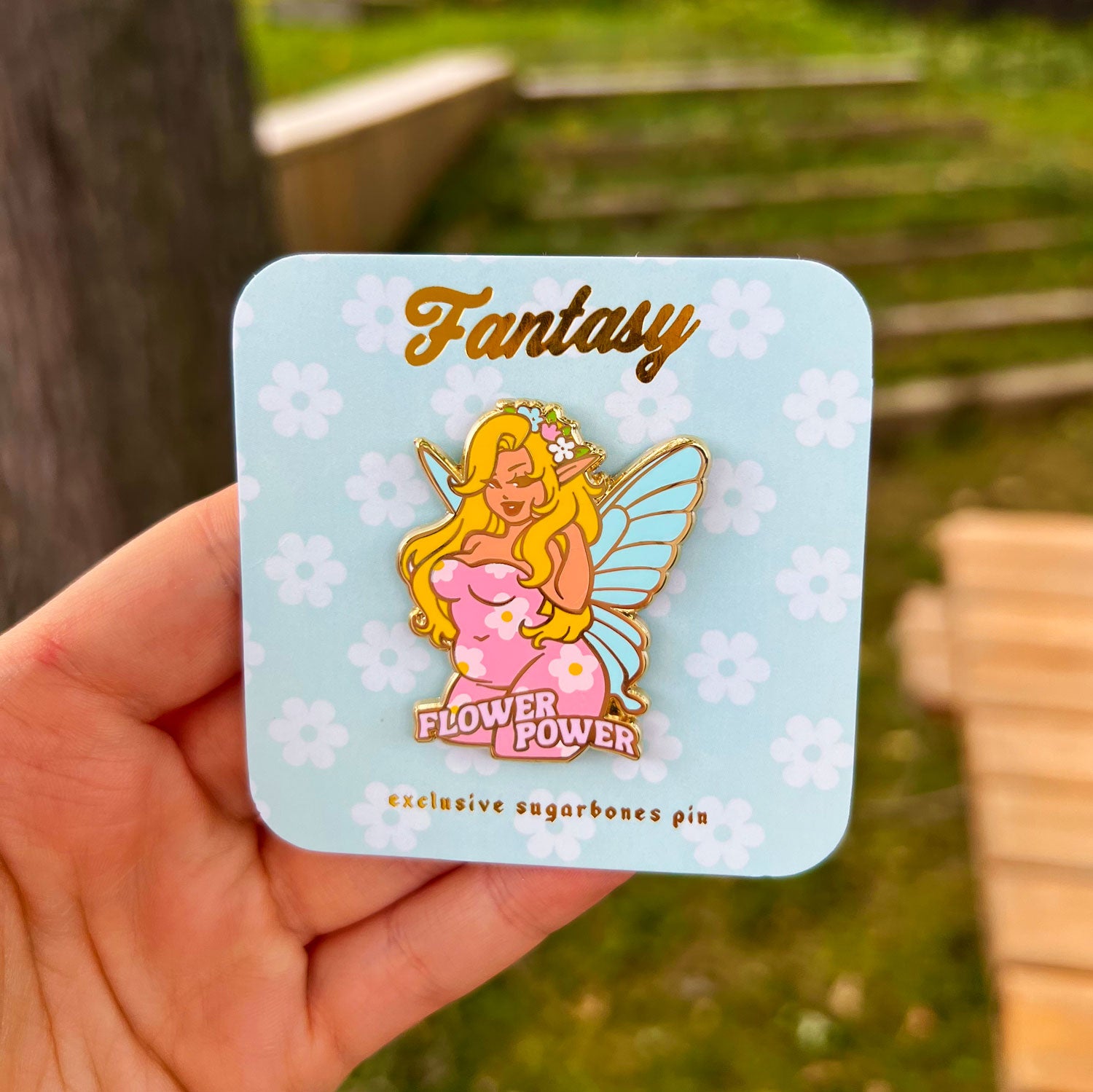 Flower Fairy Enamel Pin