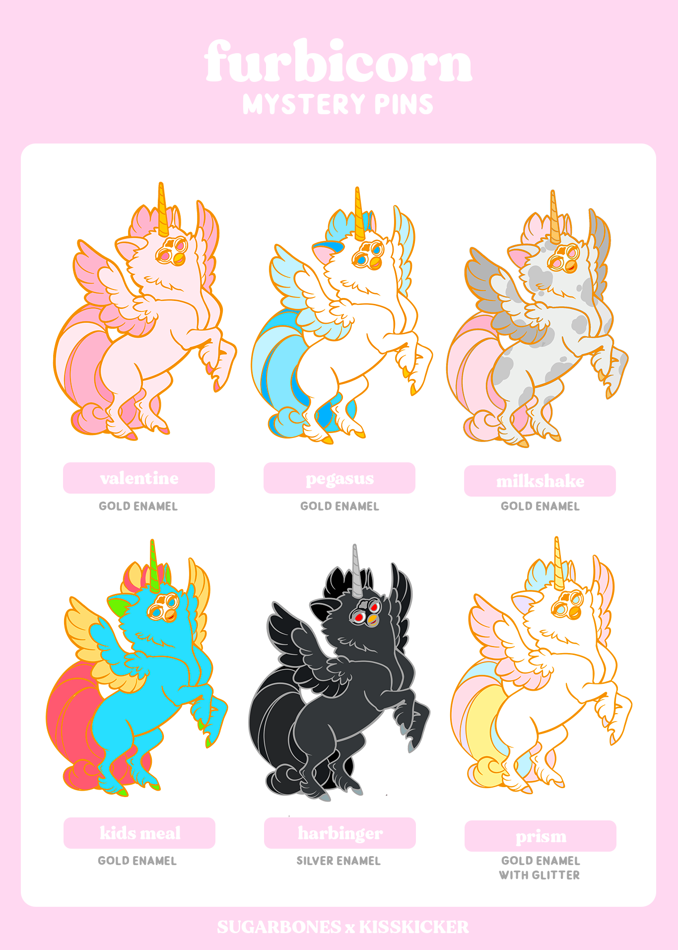 Furbicorn Mystery Pins