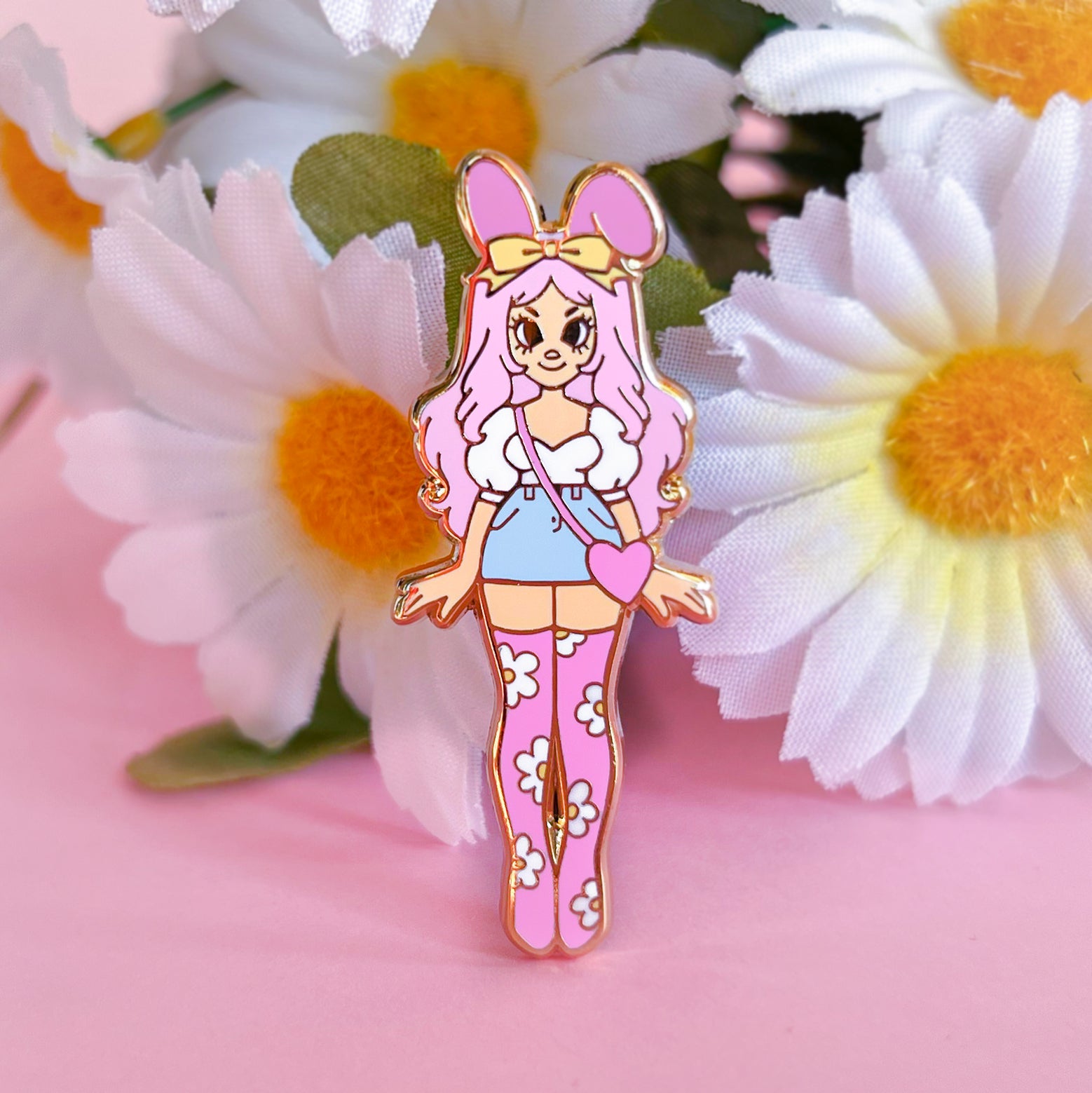 My Melody Fangirl Enamel Pin